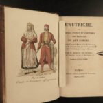1821 AUSTRIA 1ed Customs Austrian Culture Dress Costumes Serres Voyages NAPOLEON