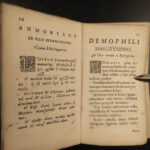 1639 GREEK Philosophy Demophilus Philostratus Democrates Latin Lucas Holstenius