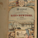 1862 1ed New York City Business Manhattan Color Plates Illustrated Corporation