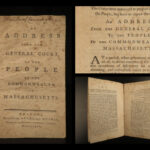 1786 BOSTON Massachusetts Americana Constitution Government Taxes Economics USA