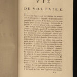 1785 ENORMOUS Works of VOLTAIRE French Science Physics Newton Kehl ed 60vols