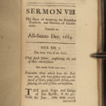 1700 PURITAN John Tillotson BIBLE Sermons Bishop of Canterbury Anglican Preacher