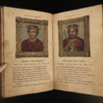 1823 1st ed Portraits of Kings of England Color Illustrated Henry VIII Edward IV