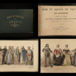 1853 Kings & Queens of France Louis XIV Marie Antoinette Napoleon Illustrated