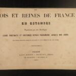 1853 Kings & Queens of France Louis XIV Marie Antoinette Napoleon Illustrated