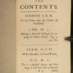 1700 PURITAN John Tillotson BIBLE Sermons Bishop of Canterbury Anglican Preacher