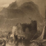 1836 SCOTLAND Landscape Illustrations of Waverley Novels Cruikshank & Turner ART