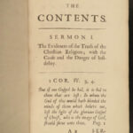 1700 PURITAN John Tillotson BIBLE Sermons Bishop of Canterbury Anglican Preacher