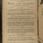 1888 HUGE Colton MAP of ARKANSAS Geography Atlas Little Rock 28x34in Mitchell