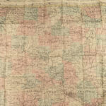 1888 HUGE Colton MAP of ARKANSAS Geography Atlas Little Rock 28x34in Mitchell