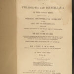 1855 Philadelphia Pennsylvania Americana PIRATES Blackbeard Slavery Watson 2v