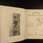 1894 Great Men Famous Women 1ed Lincoln Washington Darwin Edison Newton Homer