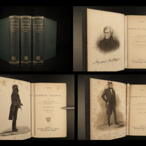 1879 Life of Andrew Jackson War of 1812 Native American Indians US President 3v
