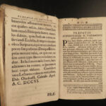 1707 1ed Kromayer German Bible & Commentary & Scripture Memory Concordance RARE