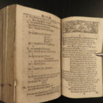 1707 1ed Kromayer German Bible & Commentary & Scripture Memory Concordance RARE