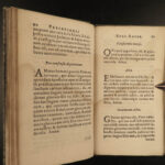 1641 Erasmus of Rotterdam Precationes Aliquot Prayer Book Latin Humanism RARE