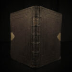 1836 GREEK & English New Testament BIBLE Holy Land MAPS Bagster Mill RARE Clasp