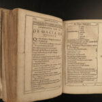 1606 WITCHCRAFT & MAGIC Magicarum Martin Delrio Salem Witch Trials Alchemy RARE
