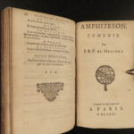1684 Works of MOLIERE French Literature English Misanthrope Tartuffe Don Juan 5v