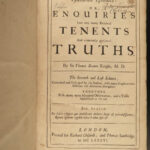 1686 Sir Thomas Browne Religio Medici Philosophy Urn Burial Amsterdam 4in1 English
