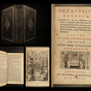 1628 1ed Octavarium Romanum Catholic Gavanto Barnabite Breviary Plantin Press