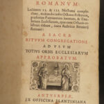 1628 1ed Octavarium Romanum Catholic Gavanto Barnabite Breviary Plantin Press