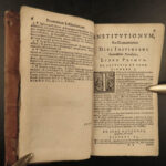 1632 1st ed LAW Justinian Institutes Codex Rome Corpus Juris Amsterdam Blaeu