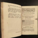 1700 Cartesian Science Astronomy Optics Metaphysics Logic 2v Pourchot Philosophy