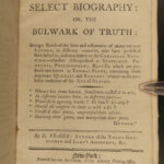 1798 Lives of John Locke Isaac Newton Thomas Paine Francis Bacon Bulwark Truth