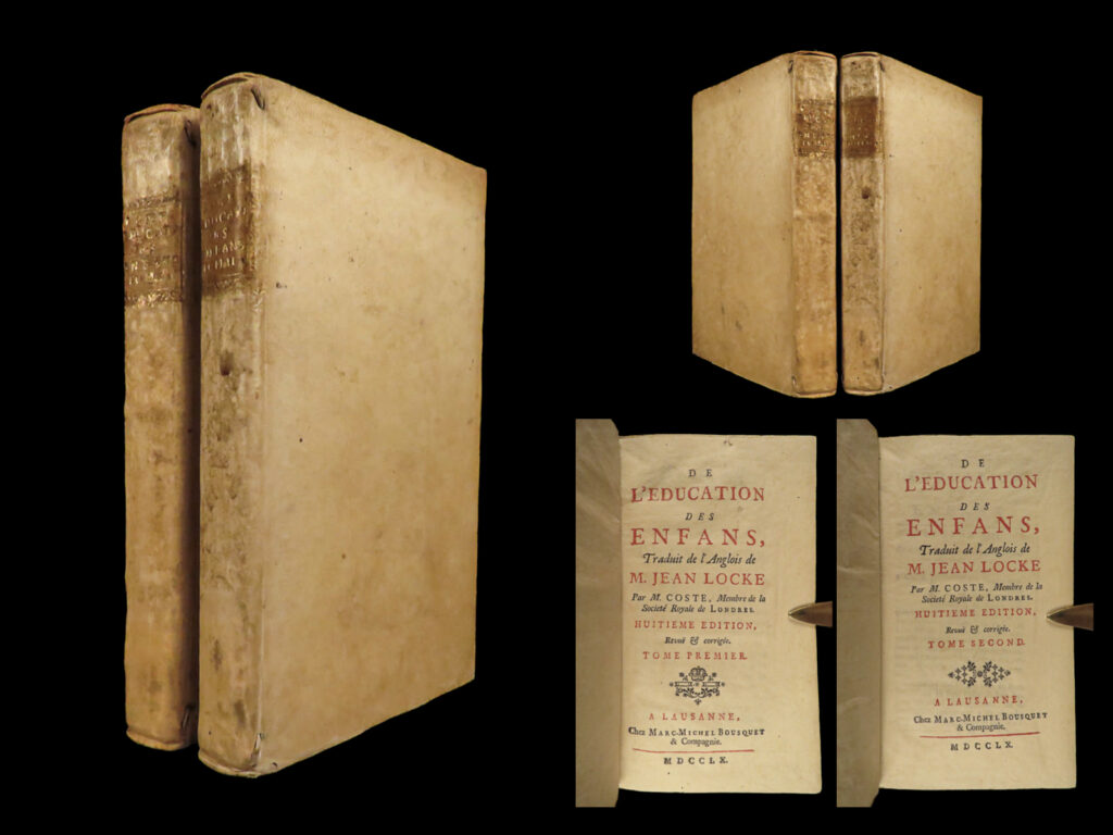 De l’education des enfans. John locke.