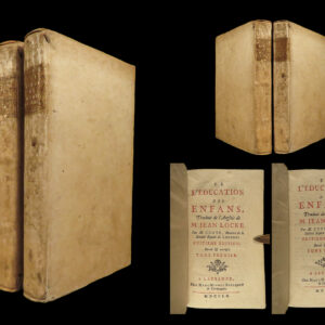De l’Education des Enfans. John Locke.