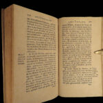 1760 John LOCKE on Education of Children Philosophy Coste French Laussane 2v SET