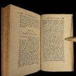 1760 John LOCKE on Education of Children Philosophy Coste French Laussane 2v SET