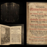 1776 Mysterious Key to Heaven German Devotional Prayer Book Himmelschlüssel RARE