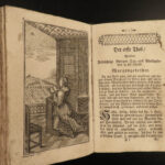 1776 Mysterious Key to Heaven German Devotional Prayer Book Himmelschlüssel RARE