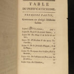 1768 Fleury Historical Catechism Illustrated BIBLE BANNED Prohibited Book Index