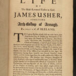 1686 IRELAND 1ed James Ussher Life & Letters Archbishop Irish Bible Sermons