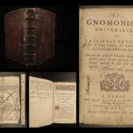 1701 Gnomonics Science Sundial Astronomy Zodiac Magnets Illustrated + Manuscript