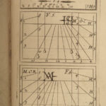 1701 Gnomonics Science Sundial Astronomy Zodiac Magnets Illustrated + Manuscript