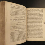 1667 Discipline of Reformed Church HUGUENOT France Calvinism Protestant Huisseau