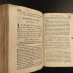1667 Discipline of Reformed Church HUGUENOT France Calvinism Protestant Huisseau