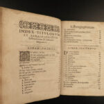 1663 LAW Justinian Institutes Codex Rome Corpus Juris Lyon Felix Basset Latin