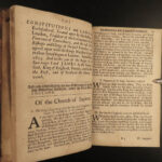 1699 Church of England Documents King William III James I Anglican Sparrow