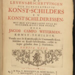 1729 ART 1ed Lives of DUTCH Painters by Weyerman Erasmus PP Rubens Brugghen