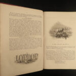 1841 LONDON Illustrated History Castles Landscape Scenery 3v SET Charles Knight