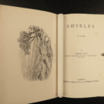 1885 BRONTE Novels Jane Eyre Professor Shirley Feminism Literature Wildfell 5v