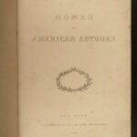 1857 Homes of American Authors Audubon Irving Bryant Emerson Webster Literature