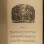 1857 Homes of American Authors Audubon Irving Bryant Emerson Webster Literature