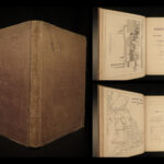 1858 1ed RAILROAD Engineering Permanent Way Coal & Steam Trains Colburn Holley