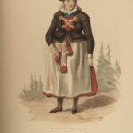 1860 Swedish Costumes & Clothing Scandinavia Color Illustrated Fashion Camino